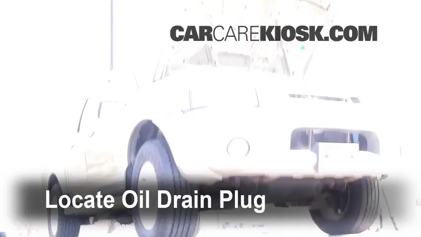 2001 Nissan Frontier SE 3.3L V6 Crew Cab Pickup (4 Door) Aceite Cambiar aceite y filtro de aceite